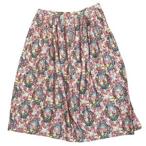 Vintage Susan Bristol Floral Print Skirt